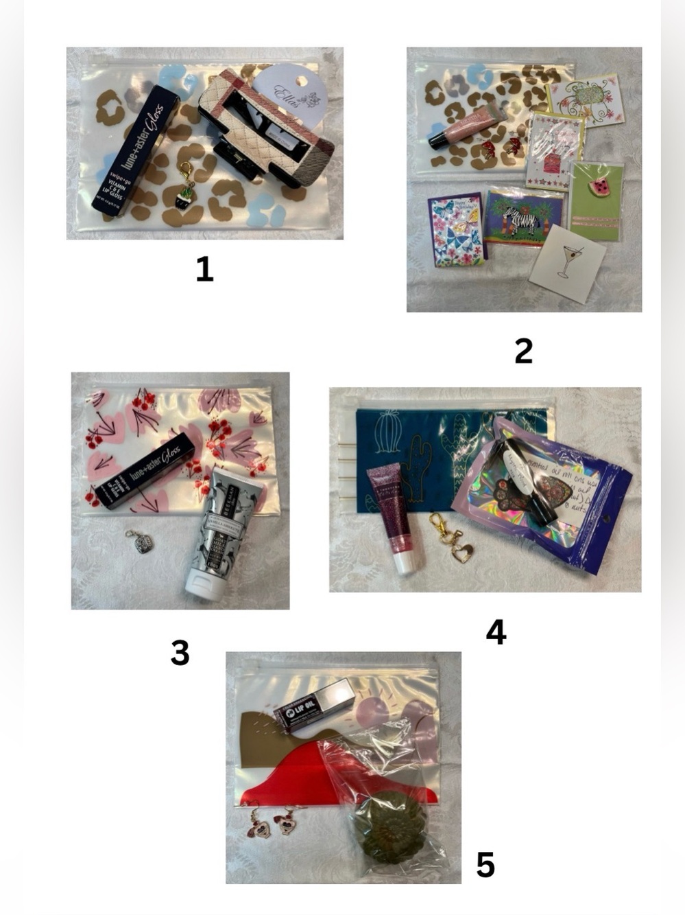 Gift Bag Bundles - Lovely Lip Products, Earrings/Charm, Self-Care Fun-Tastic! - Picture 2 of 8
